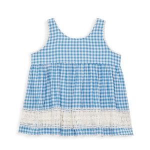 Roller Rabbit Gingham Aviv Top